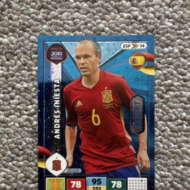 Carte de collection Andres Iniesta