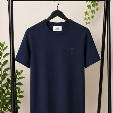 ami T-shirt blu navy alexandre mattiussi