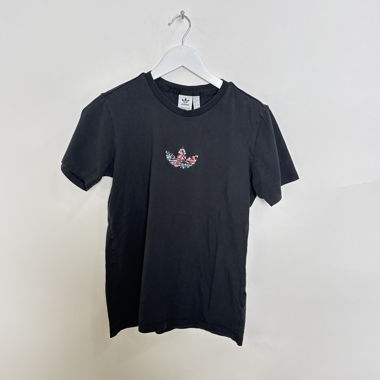 T-shirt adidas Trefoil nero