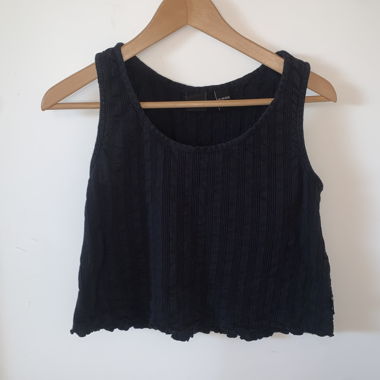 Crop top noir Quiksilver 