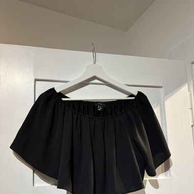 Offshouldershirt schwarz