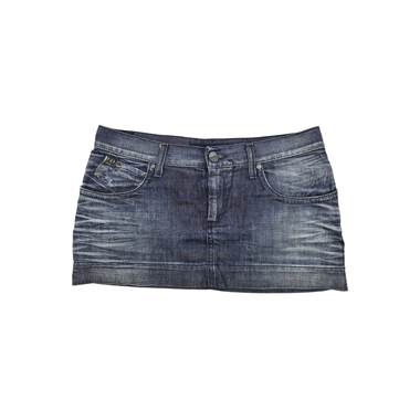 Washed Miss Sixty Denim Skirt