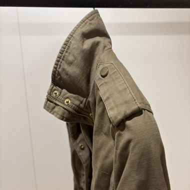 Giacca leggera alla moda oliva donna