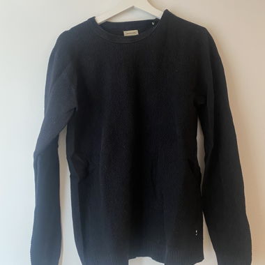Jack & Jones schwarzer Strickpullover