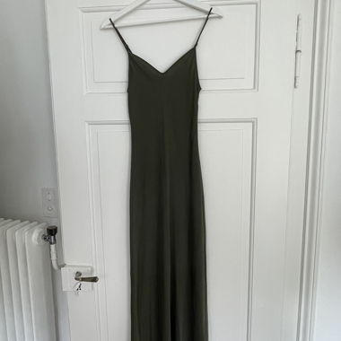 AllSaints Bryony Dress in Forest Green