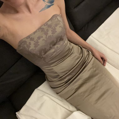Stunning Strapless Bustier Dress