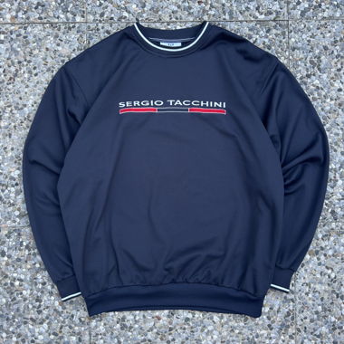 Sweat-shirt brodé Vintage Sergio Tacchini