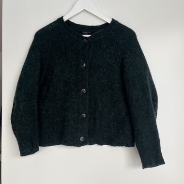 Giacca in maglia verde di Selected Femme