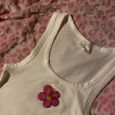 y2k handmade ibiza top / beaded top
