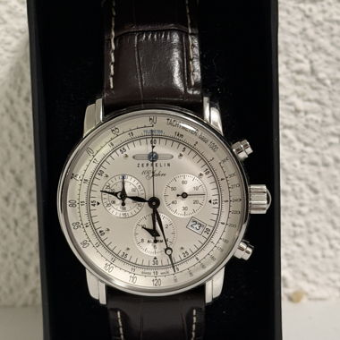 Zeppelin 100 years chronograph watch 