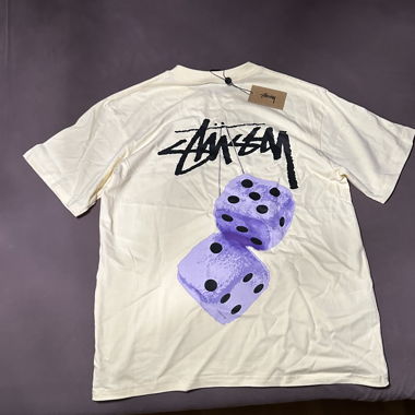Beige Stüssy Dice Shirt