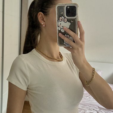 crop top crème
