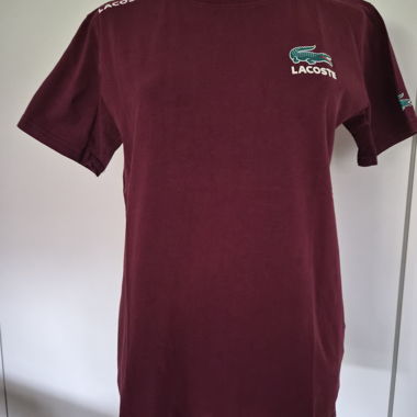 T-shirt Lacoste bordeaux