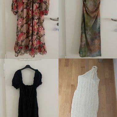 Lot de robes assorties. S/M. Certaines neuves, jamais portées