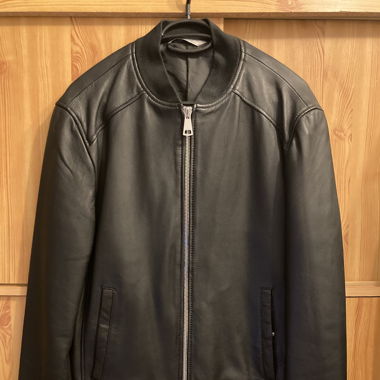 Veste en cuir synthétique Zara