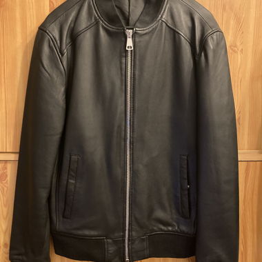 Veste en cuir synthétique Zara