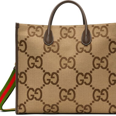Borsa Tote GUCCI con logo Jumbo GG