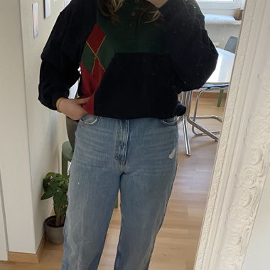 Blaue Jeans - Baggy Fit - Oversized