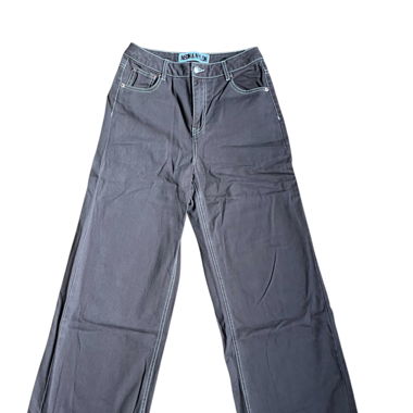 Brown Wide Leg Jeans