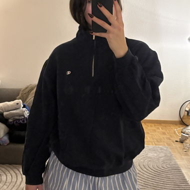 champion half-zip navy
