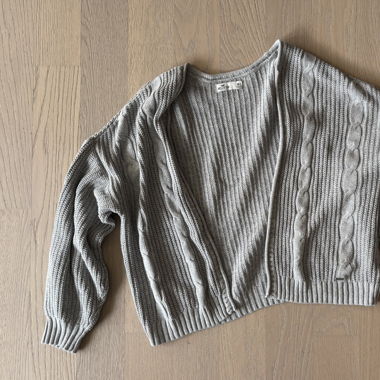 Cardigan grau 