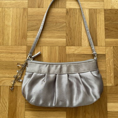 Borsa baguette Silver Silver Silk