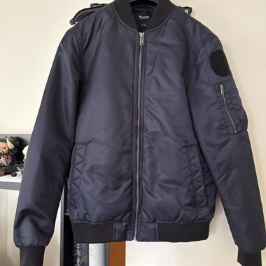 Pull&Bear Black Bomber Jacket