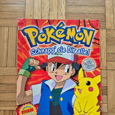 Pokémon Stickeralbum - unvollständig