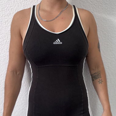 Adidas Black One-Piece Bodysuit 