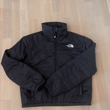 The North Face black quilted jacket