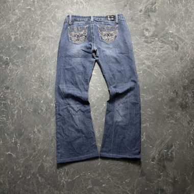 VINTAGE MISS ME LIKE Jeans Flared Low Waist (L)