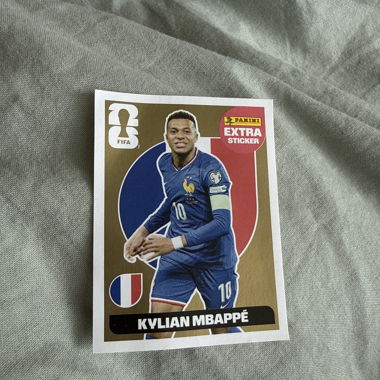 Kylian Mbappé Mystery Card Panini Sticker