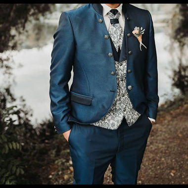 Herrenanzug mit Weste für Hochzeit