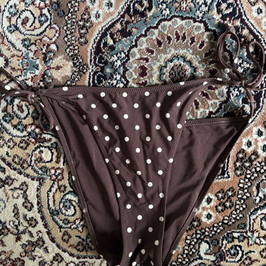 Slip bikini a pois