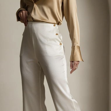 Silk trousers 