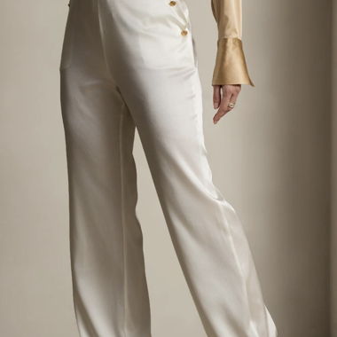 Silk trousers 