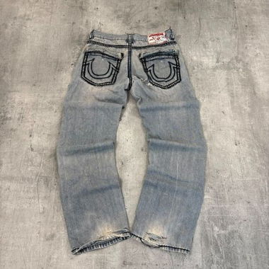 Jeans Vintage True Religion Straight Baggy (M)