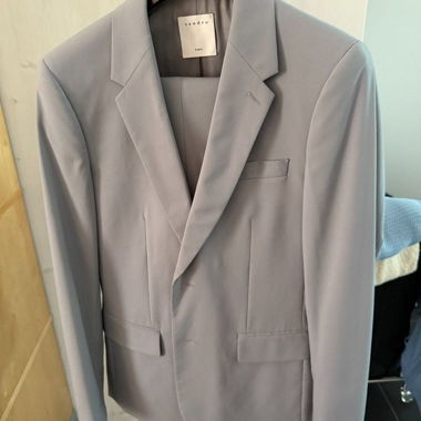 Veste de costume bleu clair
