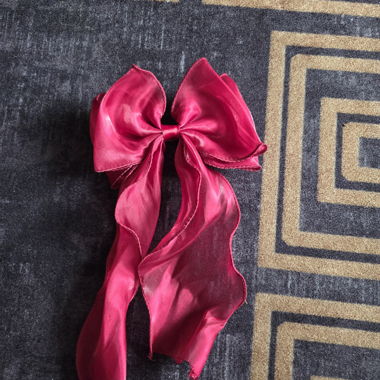 Fuchsia Satin Ribbon Bow