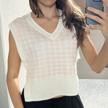 Elegantes Strickoberteil