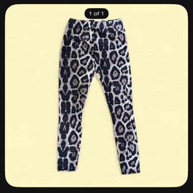 Leopardenmuster Leggings Grösse M