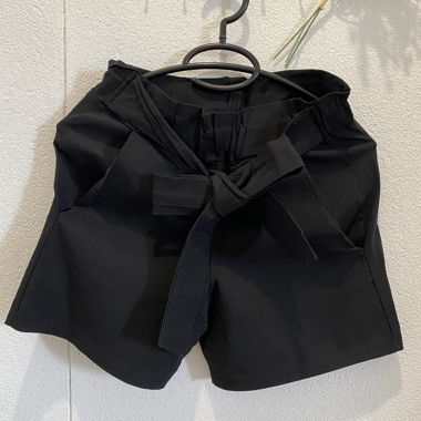 Black High-Waist Shorts