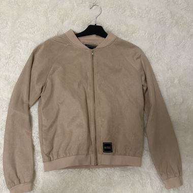 Beige Bomberjacke LA SHADY