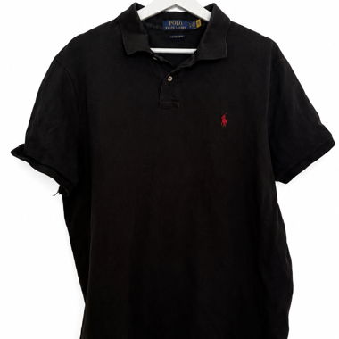 Polo Ralph Lauren Black Polo Shirt - Size XL