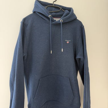Felpa con cappuccio GANT blu