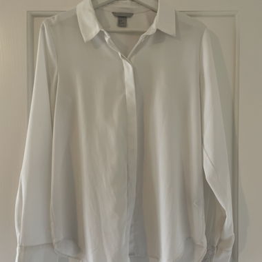 White H&M Blouse, Size 38