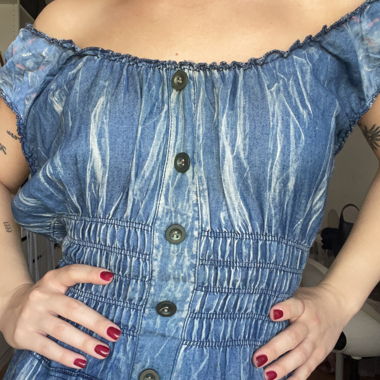 vestito estivo blu