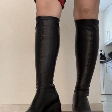 Plateau Stiefel schwarz 