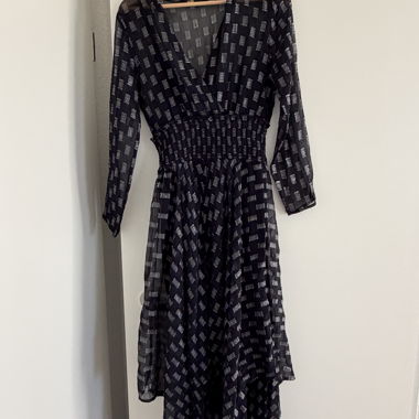 Robe bleue Maje taille 36