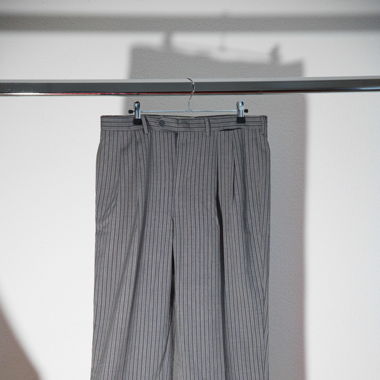 Anzugshose mit Streifenmuster